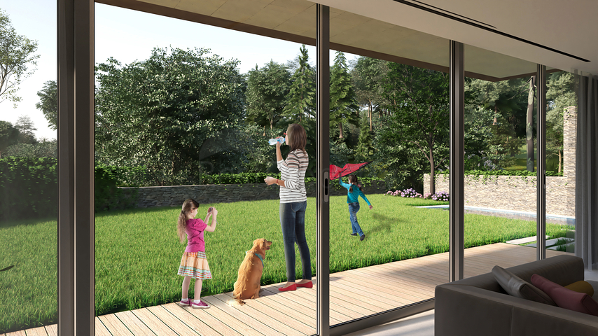 Виллы в районе Чекмекёй с потрясающим панорамным видом на лес