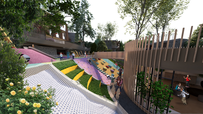 Виллы в районе Чекмекёй с потрясающим панорамным видом на лес