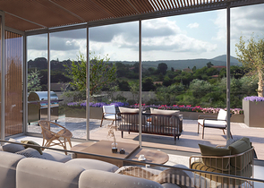 Виллы в районе Чекмекёй с потрясающим панорамным видом на лес