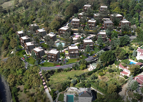 Виллы в районе Чекмекёй с потрясающим панорамным видом на лес