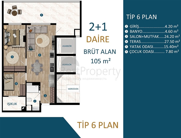 Инвестиционный проект в районе Кепез - Анталия 