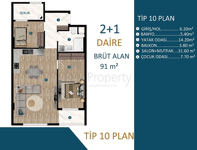 Инвестиционный проект в районе Кепез - Анталия 