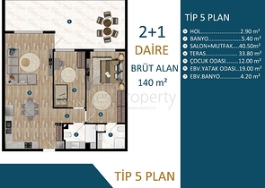 Инвестиционный проект в районе Кепез - Анталия 
