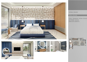 Вилла планировки 6+1 в микрорайоне Эрменек - Анталия