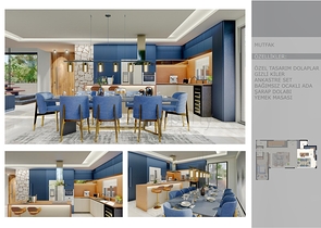 Вилла планировки 6+1 в микрорайоне Эрменек - Анталия