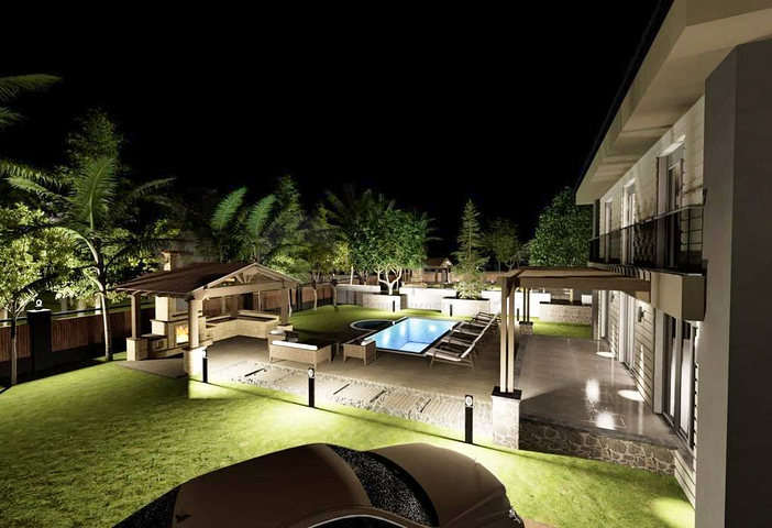 Вилла планировки 4+1 в районе Кемер - Анталия