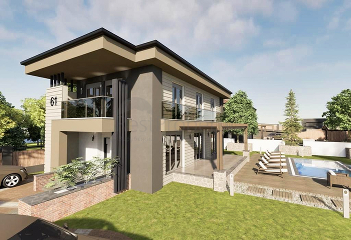 Вилла планировки 4+1 в районе Кемер - Анталия