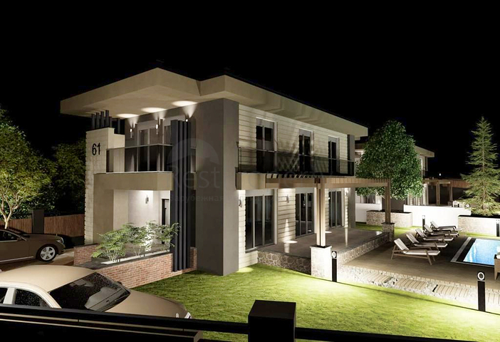 Вилла планировки 4+1 в районе Кемер - Анталия