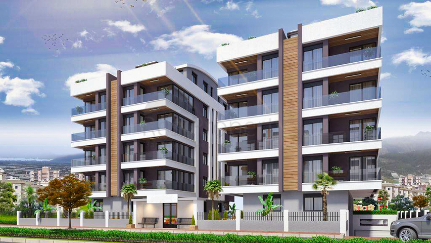 Жилой комплекс в центре города Анталия, рядом с морем 