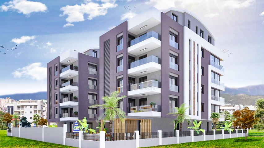 Жилой комплекс в центре города Анталия, рядом с морем 