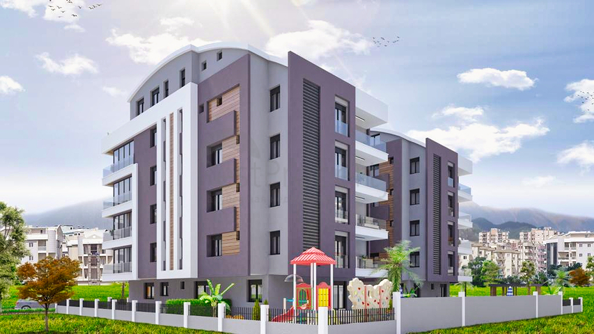 Жилой комплекс в центре города Анталия, рядом с морем 