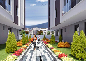 Жилой комплекс в центре города Анталия, рядом с морем 