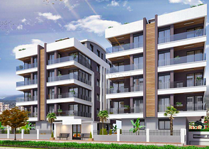 Жилой комплекс в центре города Анталия, рядом с морем 