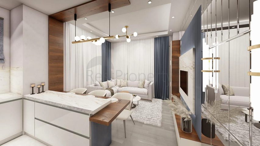 Квартиры планировки 1+1 в районе Кепез - Анталия 