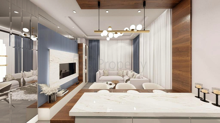 Квартиры планировки 1+1 в районе Кепез - Анталия 