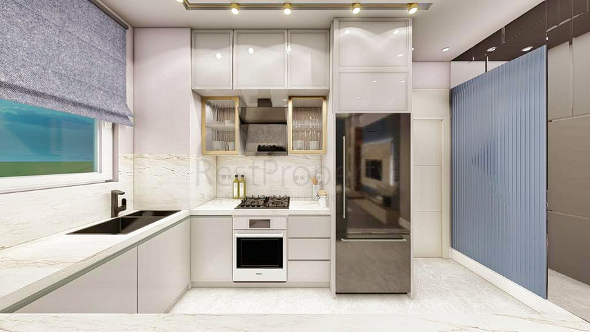 Квартиры планировки 1+1 в районе Кепез - Анталия 