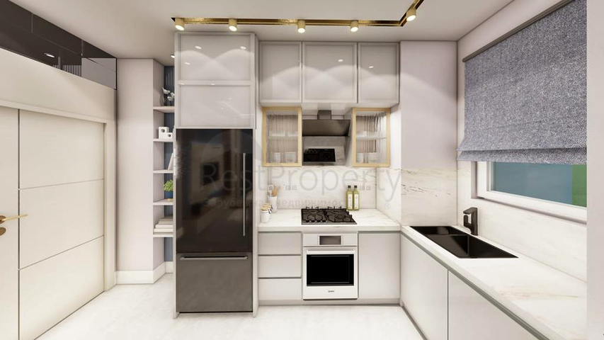 Квартиры планировки 1+1 в районе Кепез - Анталия 