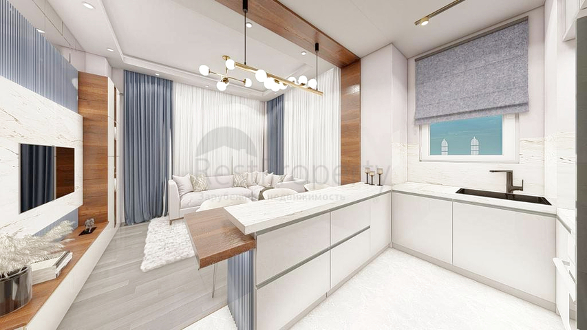 Квартиры планировки 1+1 в районе Кепез - Анталия 