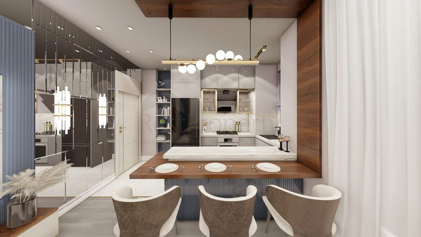 Квартиры планировки 1+1 в районе Кепез - Анталия 