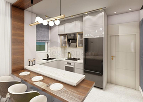 Квартиры планировки 1+1 в районе Кепез - Анталия 