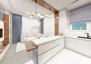 Квартиры планировки 1+1 в районе Кепез - Анталия 