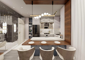 Квартиры планировки 1+1 в районе Кепез - Анталия 