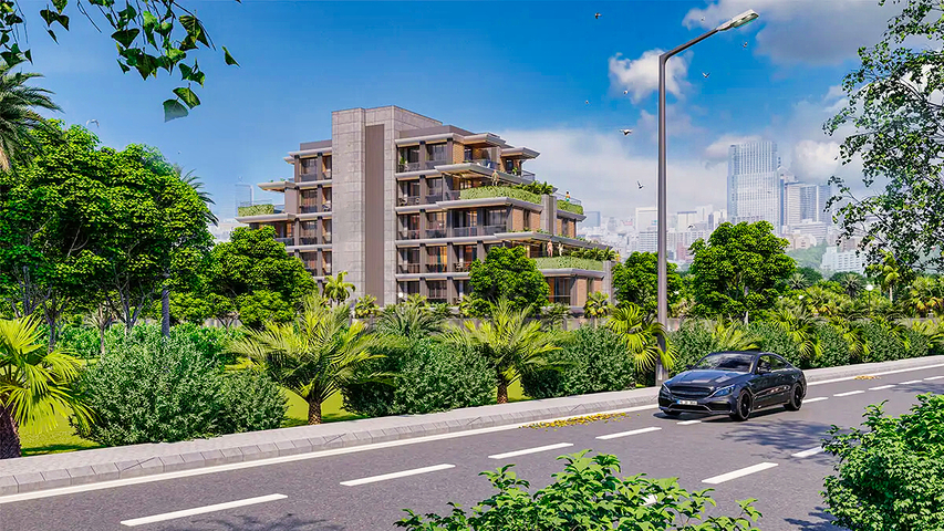 Квартиры планировки 1+1 в районе Алтынташ - Анталия 