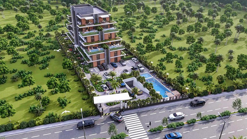 Квартиры планировки 1+1 в районе Алтынташ - Анталия 