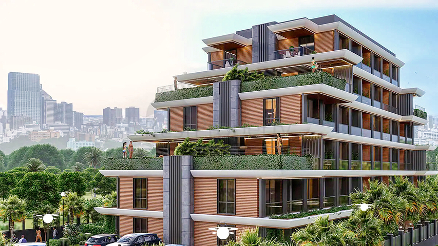 Квартиры планировки 1+1 в районе Алтынташ - Анталия 