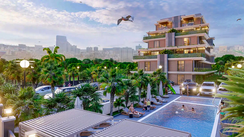 Квартиры планировки 1+1 в районе Алтынташ - Анталия 