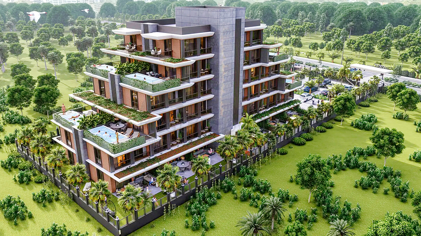 Квартиры планировки 1+1 в районе Алтынташ - Анталия 