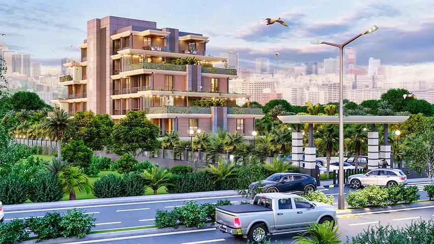 Квартиры планировки 1+1 в районе Алтынташ - Анталия 