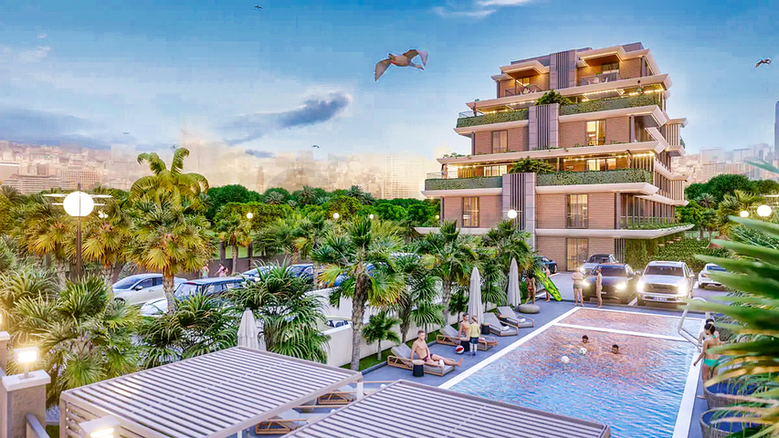 Квартиры планировки 1+1 в районе Алтынташ - Анталия 