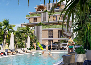 Квартиры планировки 1+1 в районе Алтынташ - Анталия 