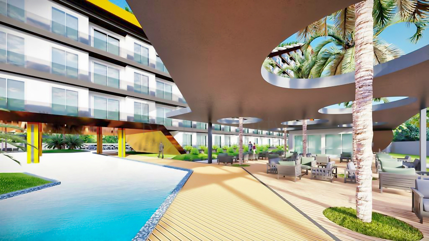 Квартира планировки 1+1 в районе Алтынташ - Анталия