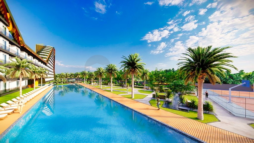 Квартира планировки 1+1 в районе Алтынташ - Анталия