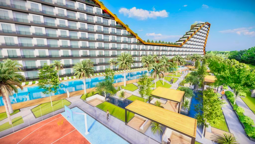 Квартира планировки 1+1 в районе Алтынташ - Анталия