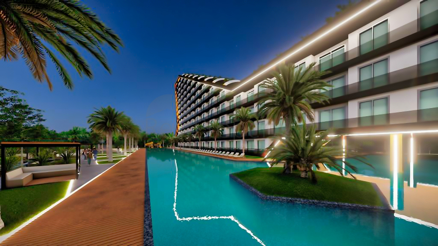 Квартира планировки 1+1 в районе Алтынташ - Анталия