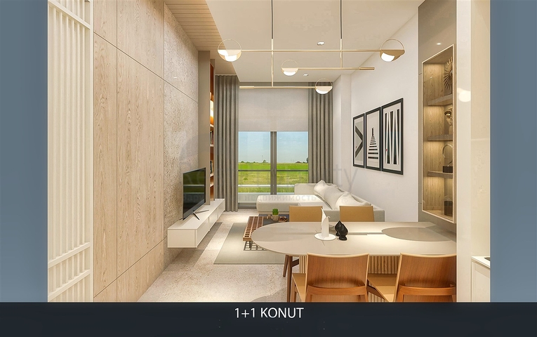 Квартира планировки 1+1 в районе Алтынташ - Анталия