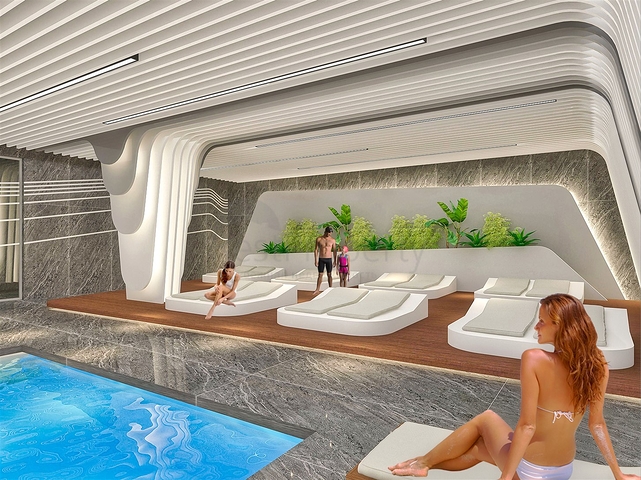 Квартира планировки 1+1 в районе Алтынташ - Анталия