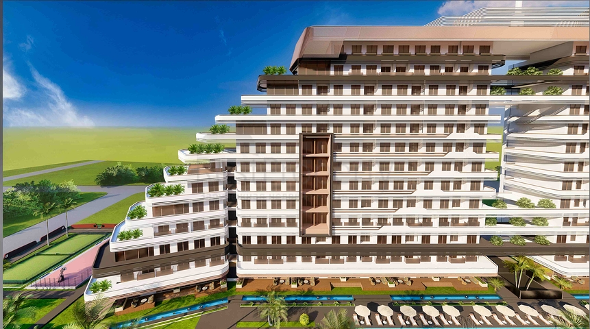 Квартира планировки 1+1 в районе Алтынташ - Анталия