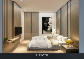 Квартира планировки 1+1 в районе Алтынташ - Анталия