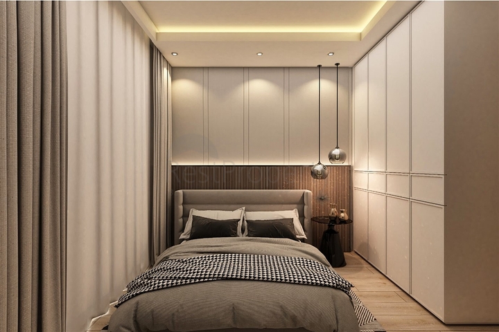 Вилла планировки 4+1 в микрорайоне Эрменек - Анталия