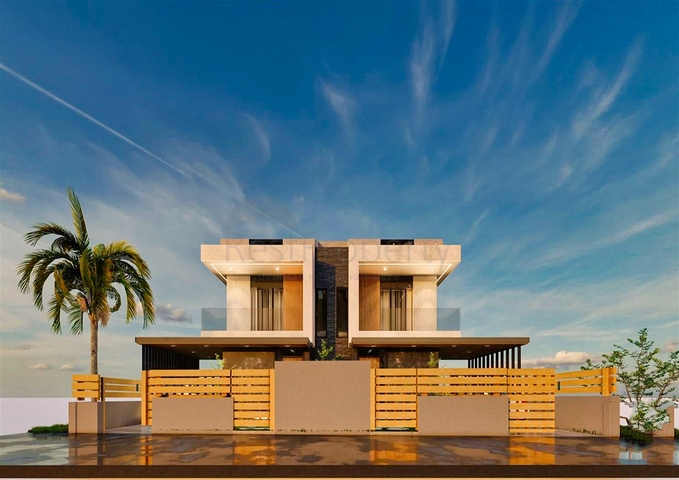 Вилла планировки 4+1 в микрорайоне Эрменек - Анталия