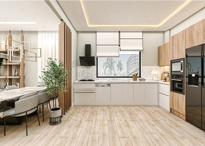 Вилла планировки 4+1 в микрорайоне Эрменек - Анталия