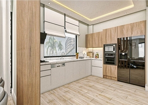 Вилла планировки 4+1 в микрорайоне Эрменек - Анталия