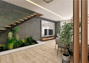 Вилла планировки 4+1 в микрорайоне Эрменек - Анталия