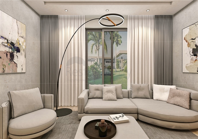 Вилла планировки 5+1 в микрорайоне Эрменек - Анталия