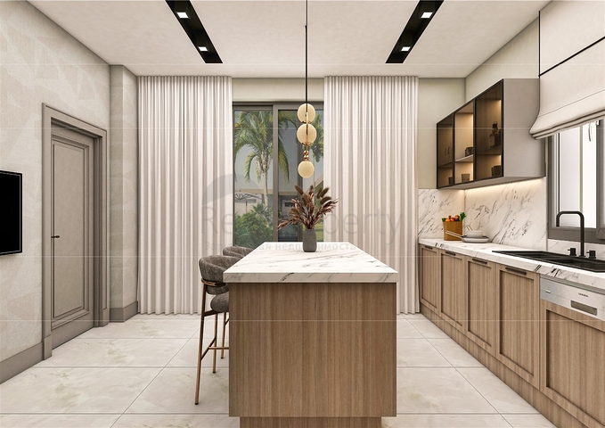 Вилла планировки 5+1 в микрорайоне Эрменек - Анталия