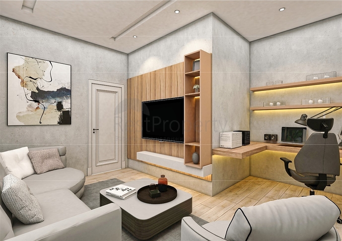 Вилла планировки 5+1 в микрорайоне Эрменек - Анталия